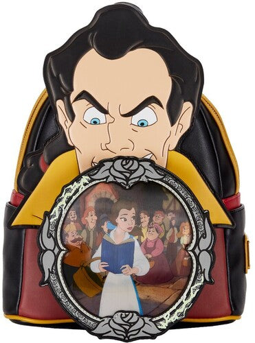 LOUNGEFLY DISNEY: Beauty and the Beast Gaston Lenticular Mini-Backpack